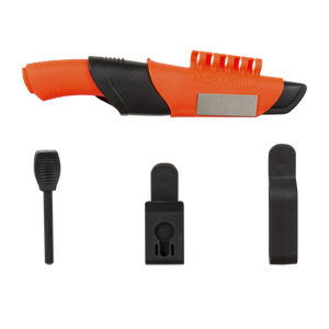 Morakniv Bushcraft Survival Knife, Orange